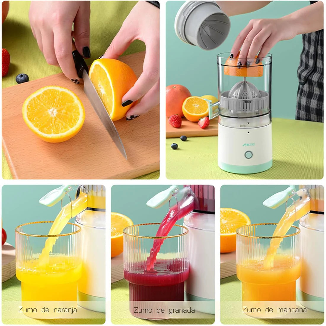 Express Juice® | Exprimidor Recargable Portátil | Jugos Instante