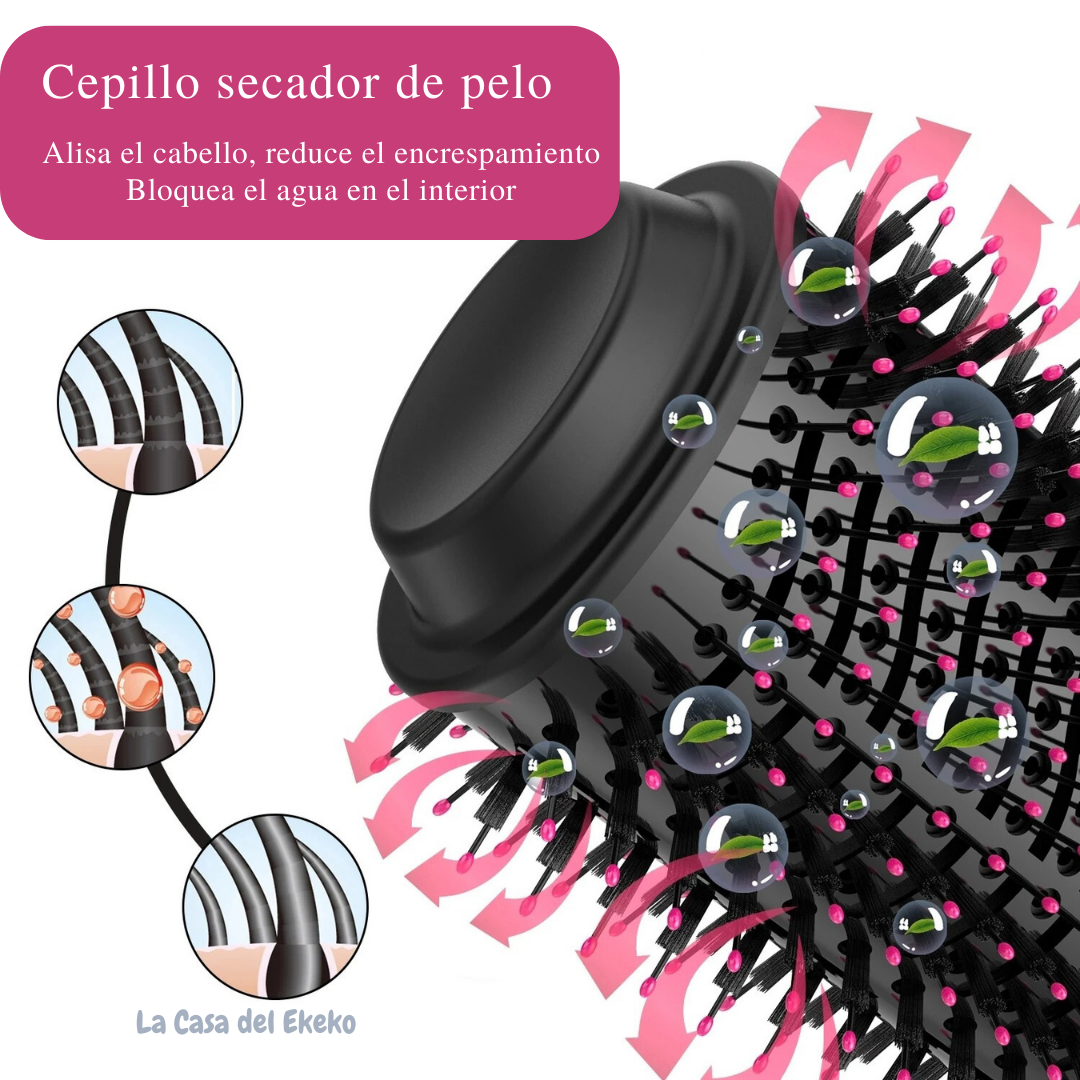 Cepillo Multiestilo 4 En 1 GRATIS Mini Peine Alisador Recargable