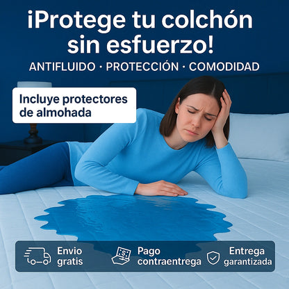Protector para colchón Antifluidos Pro™. Protección Total
