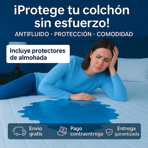 Protector para colchón Antifluidos Pro™. Protección Total