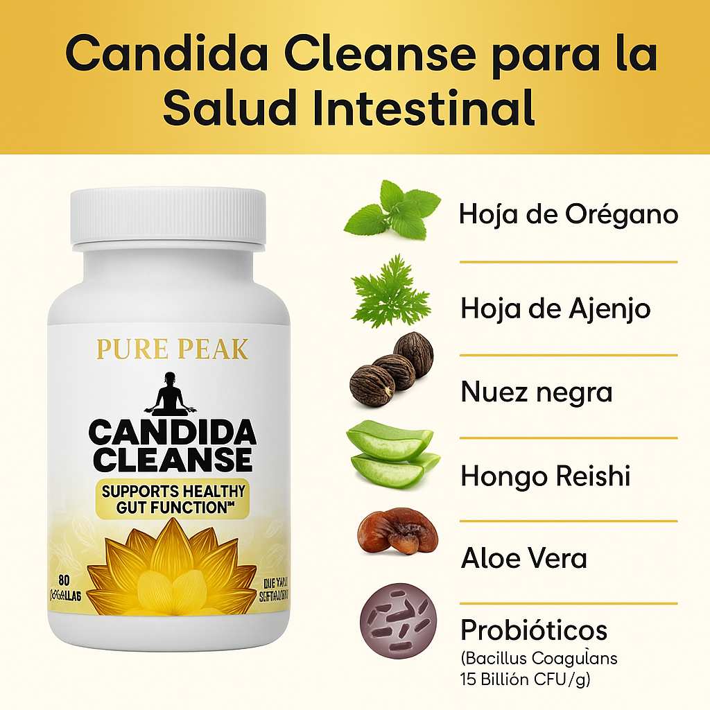 CandidaClear Balance - Limpia y equilibra la digestión.