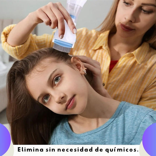 Peine Antipiojos – Tecnología de succión segura y efectiva.