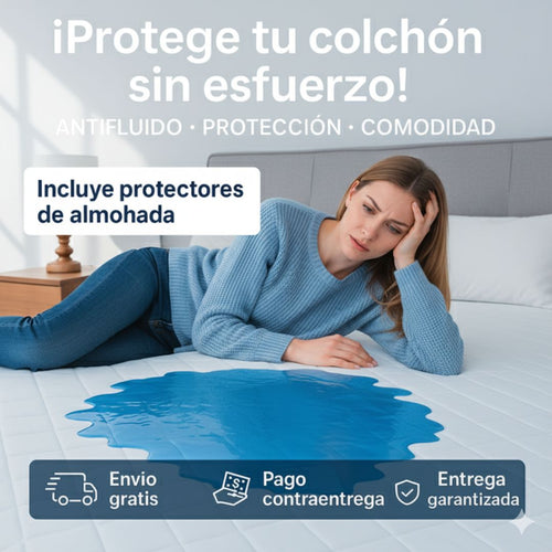 Protector para colchón Antifluidos Pro™. Protección Total