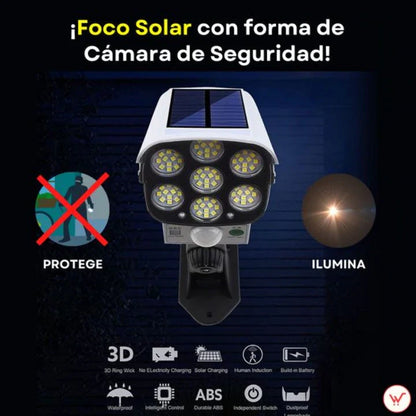 Lampara Solar Tipo Cámara Con Sensor