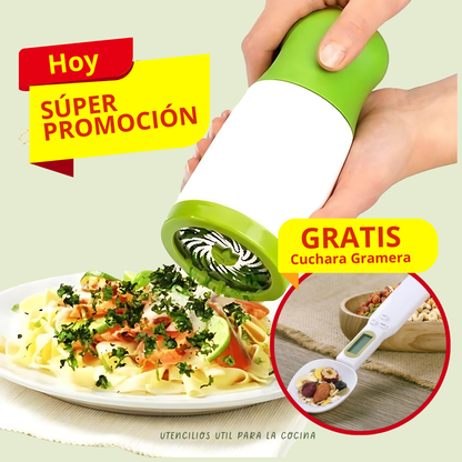 Oferta Exclusiva: Molinillo Triturador de Especias GRATIS Cuchara Gramera