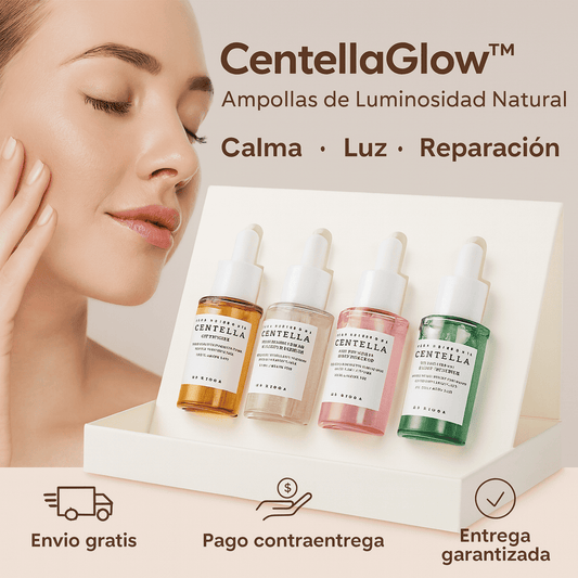 CentellaGlow™: Kit de Sérums concentrados para piel radiante