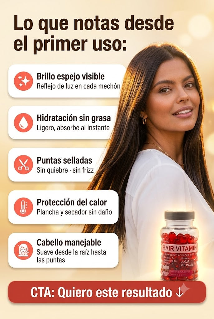 Hair Vitamin - Serum Capilar en Capsula