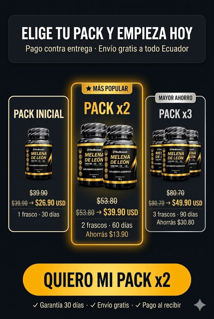 NuBoost Melena de León 1000mg